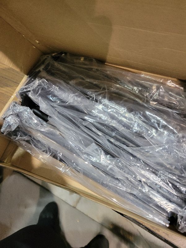 Photo 1 of 16 Pcs 10" Black Solid Steel Floating Shelf Bracket Blind Shelf Supports - Hidden Brackets for Floating Wood Shelves - Concealed Blind Shelf Support – Screws and Wall Plugs Included