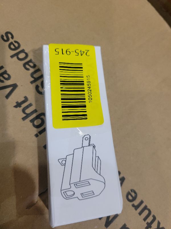 Photo 1 of (3 Pack) 3-Prong to 2-Prong Adapter Polarized Grounding Converter 3 Pin to 2 Pin Power for Wall Outlets Plugs, Gray