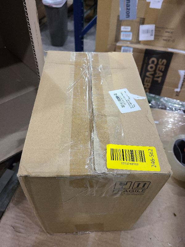 Photo 1 of 2 Pack, 5-Compartment Clear Plastic Bin - Divided Art Supplies, Cosmetic Makeup Caddy Organizer - Multiuse Storage Container for Vanity, Bathroom, Kitchen, Office, Craft, Shower, Cleaning Items