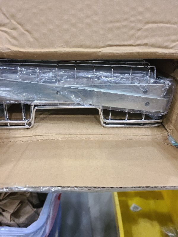 Photo 1 of 2 Tier Individual Pull Out Cabinet Organizer 11"W x 21" D, Pull Out Shelves Slide Out Kitchen Storage Sliding Shelvesfor Organization ?in Kitchen, Chrome