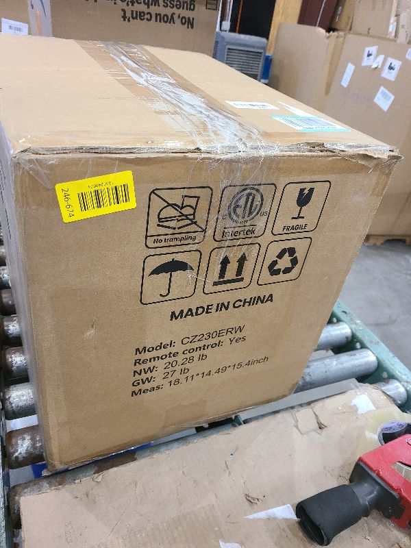 Photo 1 of 7500W Electric Garage Heater with WIFI & Remote, Ceiling Mount Shop Heater, Garage Space Heaters with ECO Mode, 12H Timer, Thermostat, Overheat Protection, for Garage Workshops Warehouses Industrial