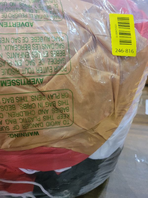 Photo 1 of 12FT Giant Christmas Inflatable Santa Claus with LED Lights and Gift Bag, Outdoor Blow Up Decorations for Yard, Indoor Holiday Party, Built-in Lights, Weatherproof, Includes Stakes & Sandbags