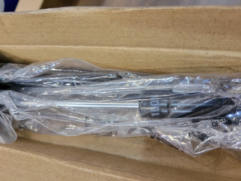 Photo 1 of 2 Pcs 22.5lb/100N Black Gas Strut Lift Support Cabinet Hydraulic Hinge Kitchen Cupboard Springs Cabinet Door Gas Spring