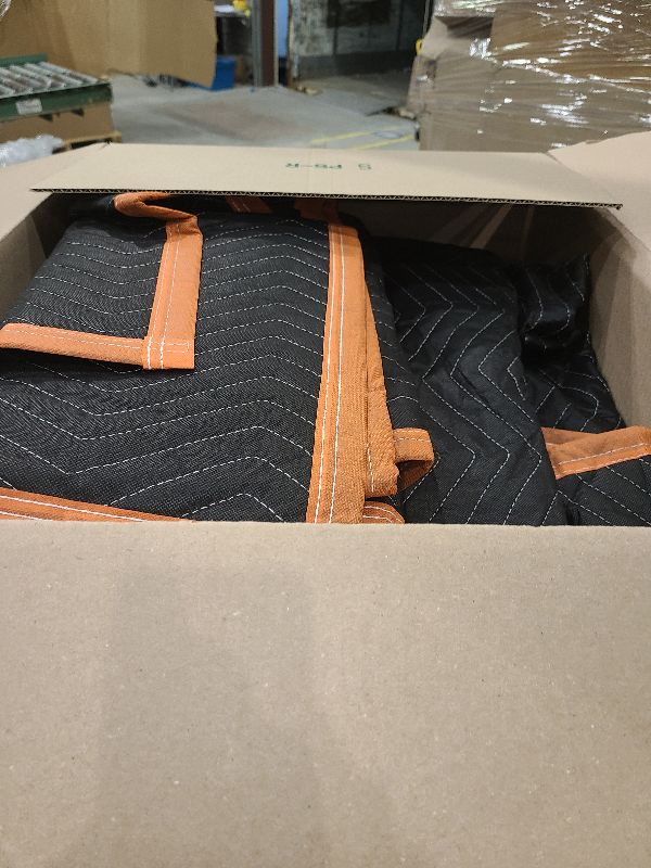 Photo 1 of Simpli-Magic Heavy Duty Padded Moving Blankets 72" x 40" – 12 Pack – Packing Blankets, Furniture Covers for Moving