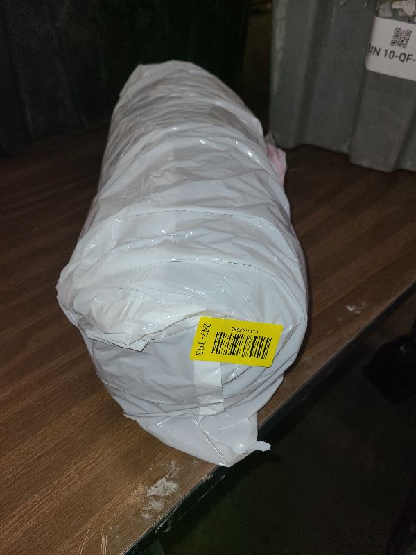 Photo 1 of 1 MIDDLE ONE Bolster Pillow with Removable Velvet Cover, Round Cylinder Neck Roll Pillow for Head, Back, Leg Support, Decorative Bed and Couch Pillow 16 x 6 Inches (Grey)