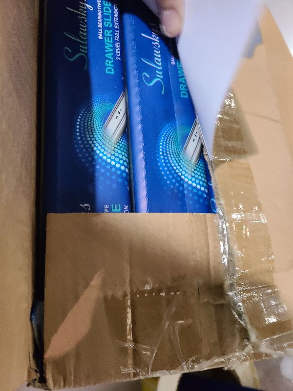 Photo 1 of 12 inch Drawer Slides Soft Close 6 Pairs (12pcs) Full Extension Ball Bearing Drawer Rails Side Mount Metal Dresser Runners for File Cabinet Trash Can Kitchen Wardrobe Glides 12" Silver 100 LB Capacity