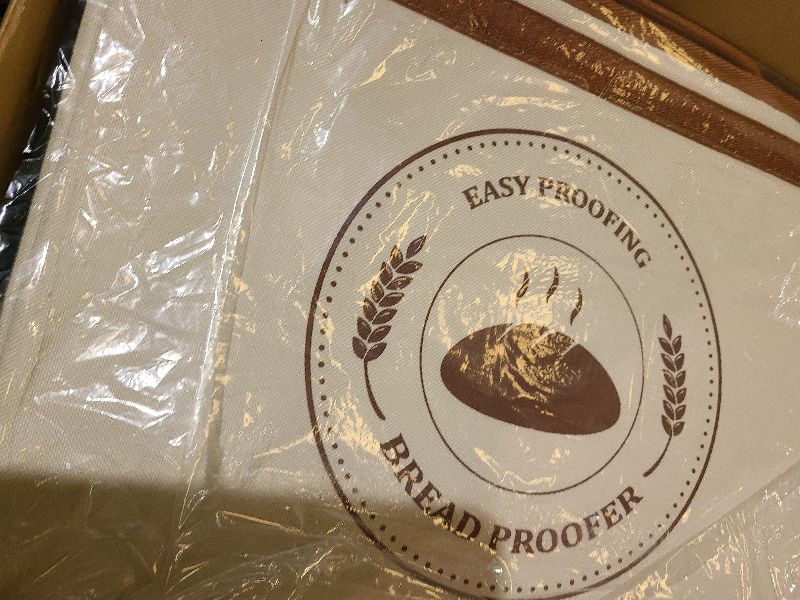 Photo 1 of ?Bread Proofing Box with 6 Temperature Settings(50-122?) & 48H Timer, Foldable Dough Proofer with Metal Rack, Folding Sourdough Proofing Box for Bread Baking, Pizza, Yogurt, Kombucha, Wine