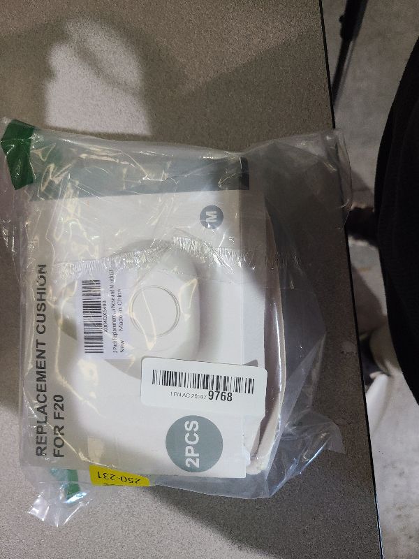 Photo 1 of 2 Pack Replacement Cushion Compatible with ResMed AirFit F20 Medium, F20 Full Face CPAP Mask Cushion Supplies, Ultra-Soft & Durable, Covers Nose and Mouth (2)