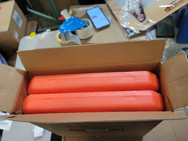 Photo 1 of [2 Pack]28 Inch Collapsible Traffic Safety Cones - Parking Cones with Reflective Collars, Orange Safety Cones for Parking lot, Driveway, Driving Training etc