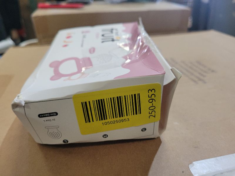 Photo 1 of 2 Pack Silicone Baby Fruit Feeder with Mini Freezer Tray, Breastmilk Popsicle Molds for Baby Teething Relief, Fresh Food Feeder for Safe Infant Self Feeding, Extra Food Pouches - Pink