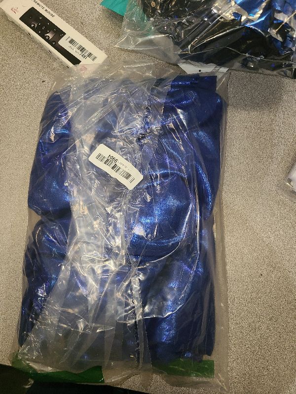 Photo 1 of 10x10 ft Royal Blue Sequin Backdrop Curtain Panels for Parties, Wrinkle Free Glitter Photo Backdrop Drapes 2 Panels 5x10FT Shimmer Back Drop Cloth for Wedding Birthday Christmas Photography Background