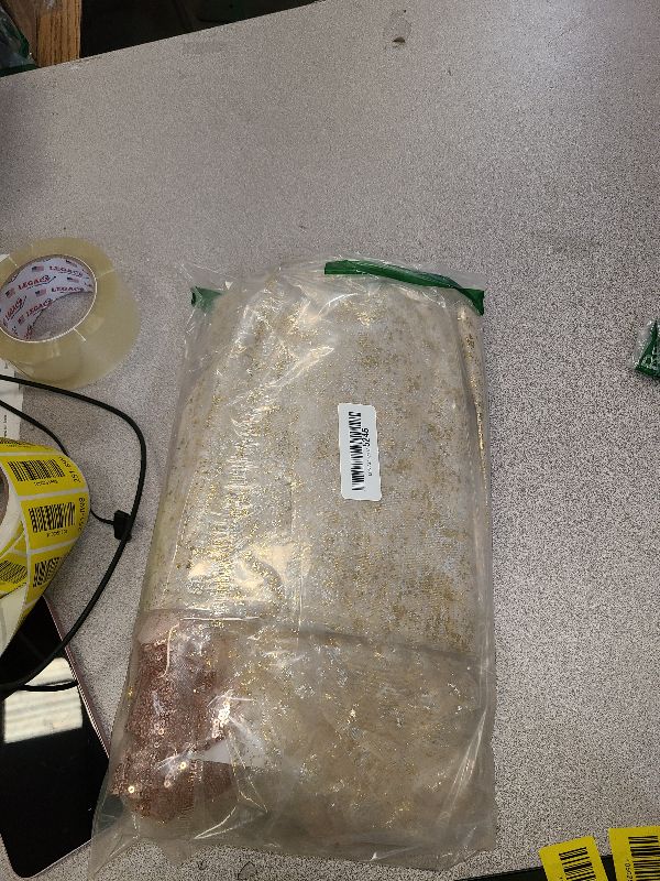 Photo 1 of 2 Packs 12 x 72 inches Rose Gold Sequin Table Runner, Glitter Runner for Birthday Party Supplies Decorations Wedding Bachelorette Holiday Celebration Bridal Shower Baby Shower