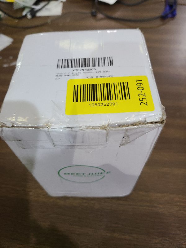 Photo 1 of (Pack of 2) Blender Replacement Parts 7 Fins Extractor Blade Assembly with Rubber Gasket Compatible with Nurti Ninja Blenders Auto iQ BL480 BL401 BL642 BL801 NN102