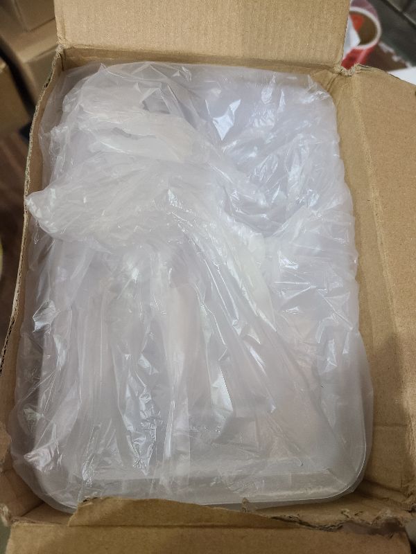 Photo 1 of [50PK 48oz] Disposable Meal Prep Container Large For Food, Plastic Storage Containers w/Lids Freeze Microwave Safe, Clear Bento Box Stackable BPA Free Reusable