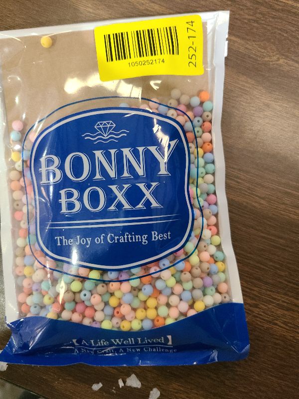 Photo 1 of 1000PCs 6MM Matte Mix Colors Acrylic Round Beads, Frosted Round Acrylic Balls Gumball Beads, Bubblegum Beads Chunky Beads, Plastic Resin Beads for Necklace and Bracelet Making, Crafting Supplies