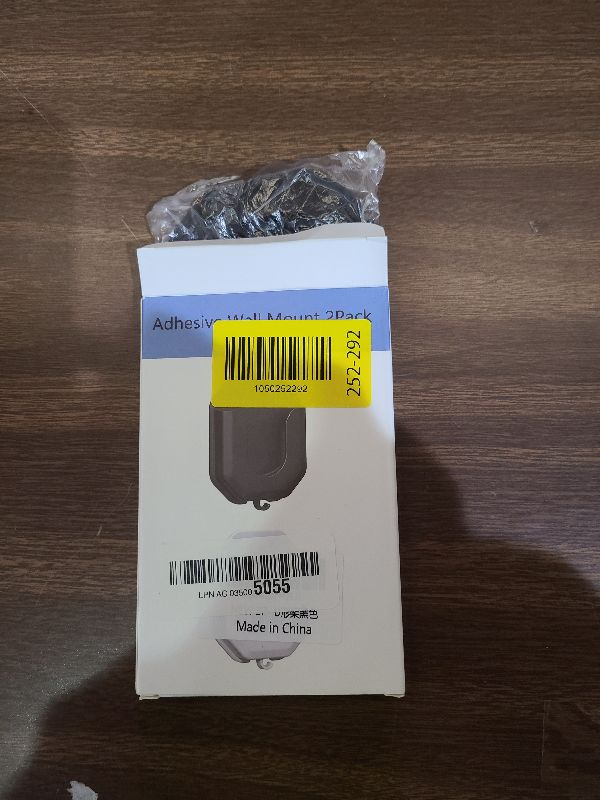 Photo 1 of 2 Pack Blink Camera No Drill No Screws Wall Mount Bracket for Blink Outdoor 4 /Blink Mini/Mini 2 /Blink Indoor Cameras, HBV Adhesive Mount(KMOUANTS Black Wall Mount for Blink Cameras)