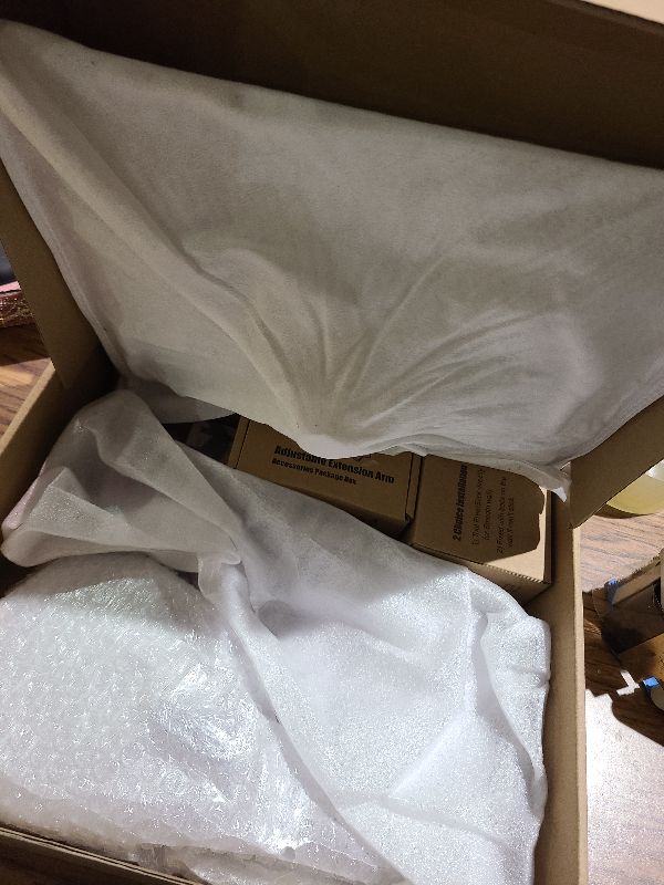 Photo 1 of 12" All Metal Shower Head, High Pressure 10-Spray Handheld Showerhead Rainfall Shower Head Combo with 11" Adjustable Shower Extension Arm, 71" Hose, Shower Head Holder, Brushed Nickel