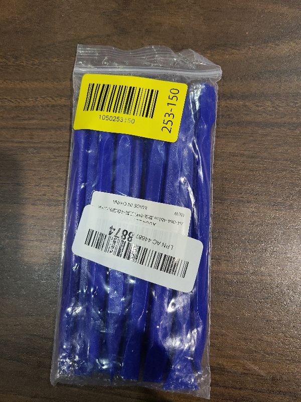 Photo 1 of 12 PCS Carbon Fiber Plastic Scrapers Tool, Non-Scratch Scraper Tool for Tight Spaces, Multi-Purpose Label Scraper Pen-Shaped, for Car Cleaning Supplies, Kitchen, Crevices, Stains (Blue)