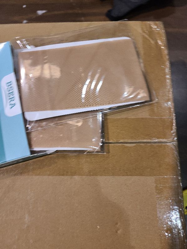 Photo 1 of 2 Pairs Sheer Compression Socks for Women - 15-20 mmHg Knee High Sheer Compression Stockings for Support Circulation Swelling Edema Work Office Travel, Beige, Small