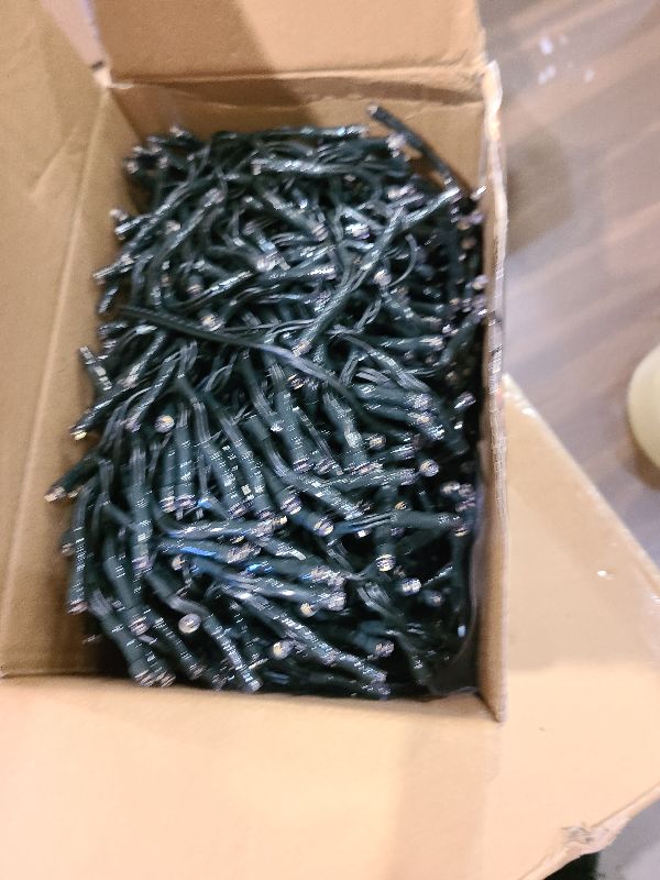 Photo 1 of 1000 LED 50FT Cluster String Lights, Outdoor Warm White Waterproof Christmas Tree Firecrackers String Lights with 8 Modes & Timer, Plug in Twinkle Fairy Lights Decor for Indoor Xmas Party Bedroom