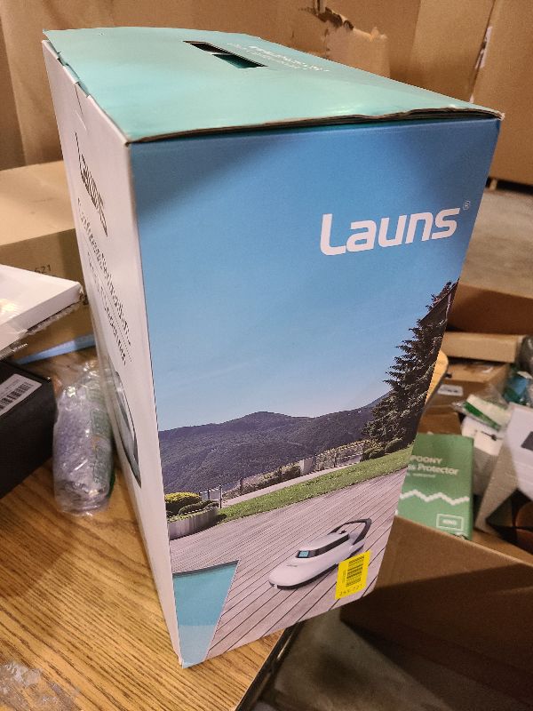 Photo 1 of (2025 Upgrade) Launs S1 Cordless Robotic Pool Cleaner, Dual Motors & Suction Ports Automatic Pool Vacuum Robot Lasts up to 90 Min, Self-Parking Ideal for Above Ground Pools (New)