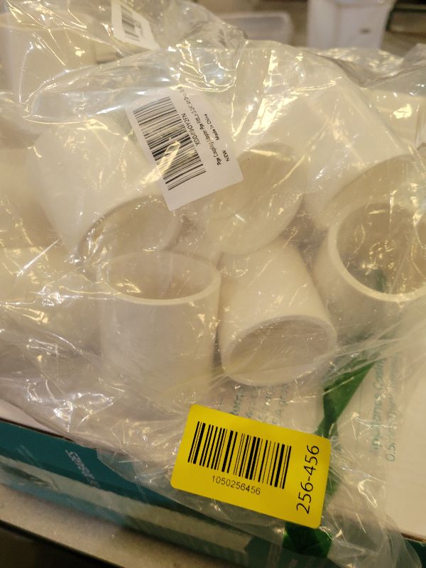 Photo 1 of 1-1/4" Pvc  Coupling Fittings, 20 Pack Heavy Duty Slip Socket Connectors for DIY PVC Projects, Schedule 40 Adapter