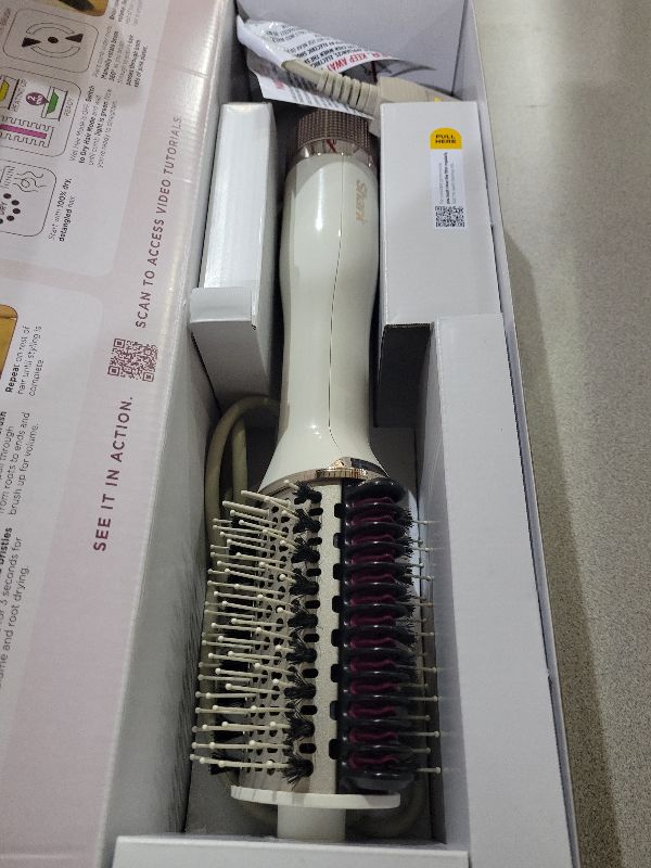 Photo 1 of Shark HT202 SmoothStyle Heated Comb + Blow Dryer Brush, Dual Mode, for All Hair Types, Silk