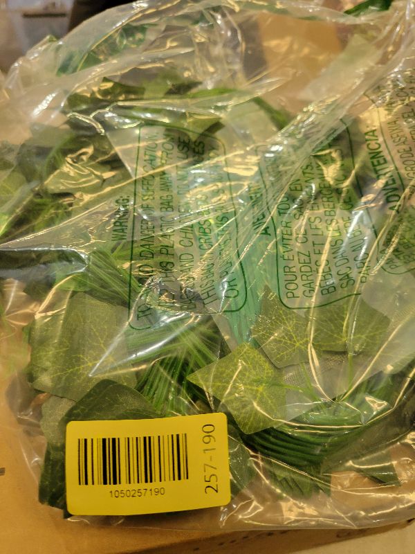 Photo 1 of 12 Pack Fake Vines for Room Decor Artificial Ivy Garland with Clip Green Flowers Hanging Plants Faux Greenery Leaves Bedroom Aesthetic Decor for Home Garden Wall Wedding