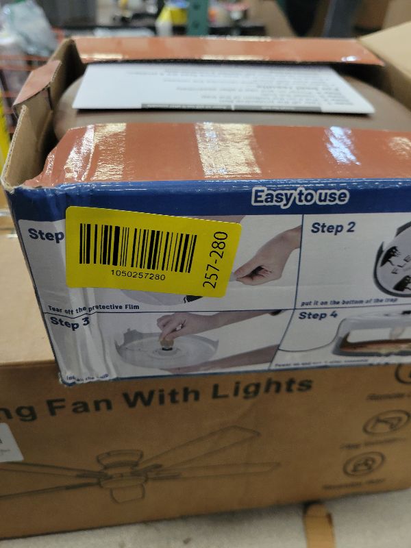 Photo 1 of 2 Pack Flea Traps for Inside Your Home, Indoor Flea Light, Bed Bug Killer with 8 Sticky Pads & 4 Light Bulb, Odorless Natural Insect Infestation Treatment Trap for Kid Pet