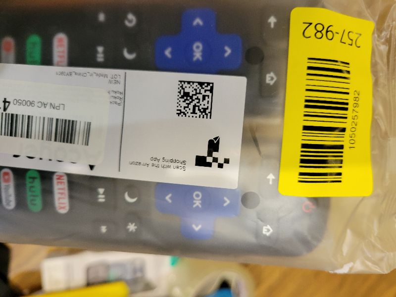 Photo 1 of (Pack of 2) Replacement Remote Control Only for Roku TV, Compatible for TCL Roku/Hisense Roku/Onn Roku/Sharp Roku/Element Roku/Westinghouse Roku/Philips Roku Smart TVs (Not for Roku Stick and Box)