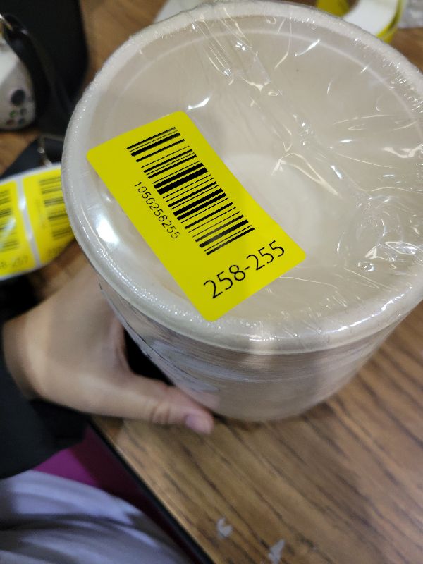 Photo 1 of 100 Pack 8oz Compostable Paper Bowls,Heavy-Duty Disposable Natural Bagasse Bowls,Biodegradable Soup Bowls,Eco-Friendly,Heat Resistant,for Ice Cream,Salad,Soup,Snack,Dessert,Pasta,Hot or Cold Use