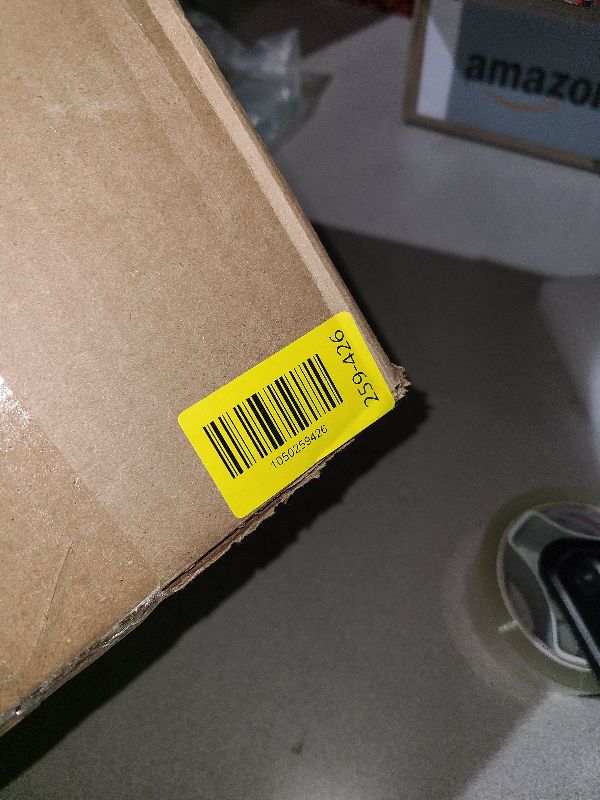 Photo 1 of 1 Gallon Protein Powder Container with Airtight Lid - Plastic Large Wide Mouth Jar - Pack of 2 - Made in USA