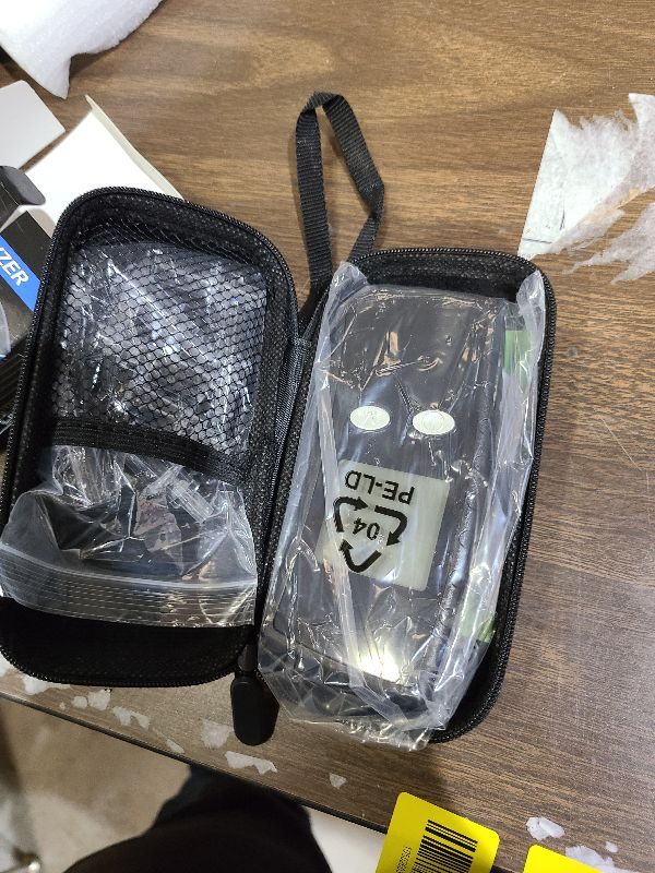 Photo 1 of 2025 Upgraded Breathalyzer,Breathalyzers for Alcohol with LCD Digital Display,Alcohol Breathalyzer Tester for Home Use,Portable Breathalyzer with 10 Mouthpieces and Carrying Case (Black)