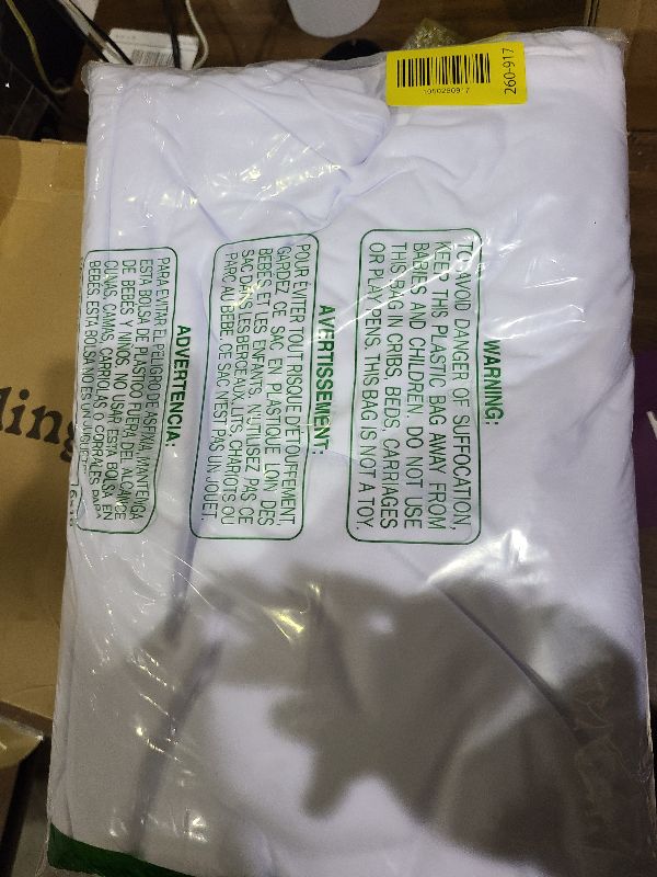 Photo 1 of 12ft x 10ft Wrinkle Free White Backdrop Curtains for Parties, Silky White Photo Backdrop Drapes 12FT Long Back Drop Cloth for Wedding Birthday Photography Background Decor