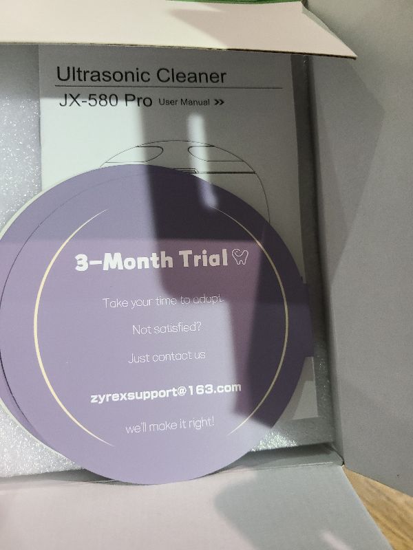 Photo 1 of 2025 Ultrasonic Retainer Cleaner Machine – 45kHz Retainer Cleaner for Night Guards, Mouth Guards, Dentures – 24W Dental Ultrasonic Cleaner with 4 Modes, 200ML – Great Gift for Braces Users