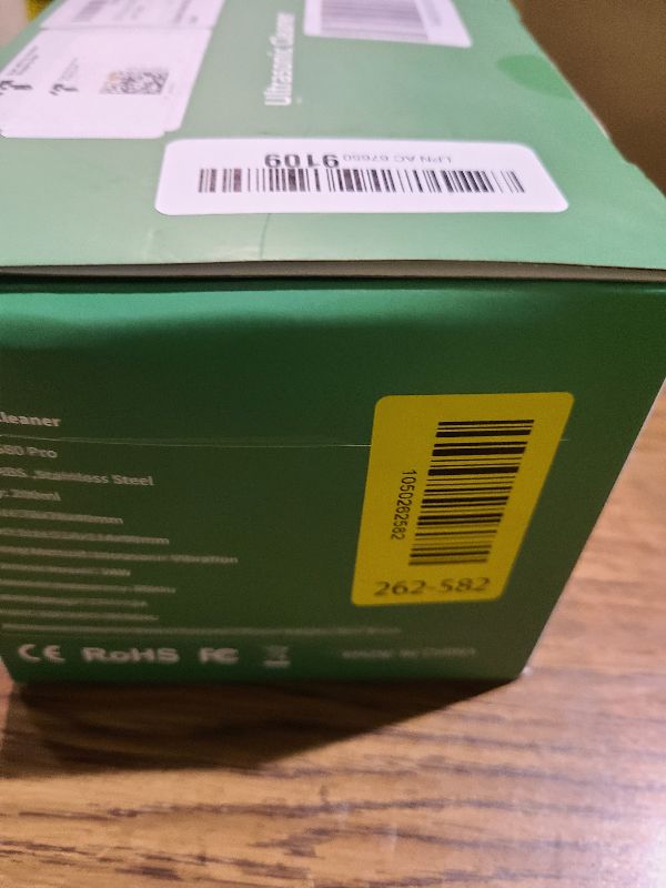 Photo 1 of 2025 Ultrasonic Retainer Cleaner Machine – 45kHz Retainer Cleaner for Night Guards, Mouth Guards, Dentures – 24W Dental Ultrasonic Cleaner with 4 Modes, 200ML – Great Gift for Braces Users