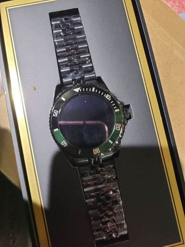 Photo 1 of 2025 DA GPT Smart Watch with Bluetooth Call,1.19-inch AMOLED Display, 24/7 Heart Rate, Blood Oxygen, Blood Pressure, Sleep Monitor, 107 Sports Fitness Tracker, Compatible Android and iOS Black Green