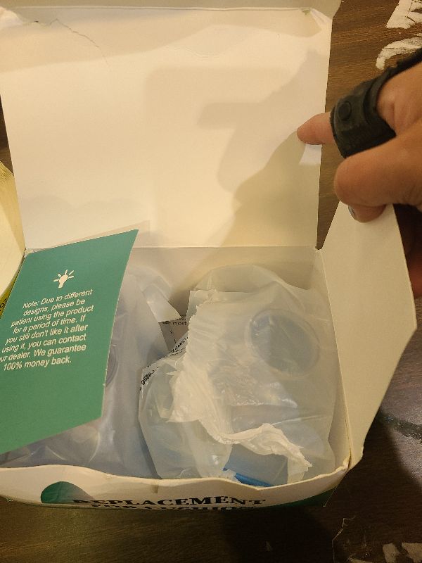 Photo 1 of 2 Packs Memory Foam Mask Cushion (L) for ResMed Airtouch F20 & Airfit F20, Highlights Optimizest Resilience & Comfort with Superblue Memory Foam - F20 Mask Large for Full Face CPAP Users