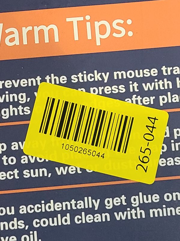 Photo 1 of 10 Pack Sticky Mouse Trap, Super Large 47.2 * 11'' Glue Traps for Mice, Peanut Taste Pheromone Rats Traps Indoor for Home, Rodent Snakes Spiders Roaches