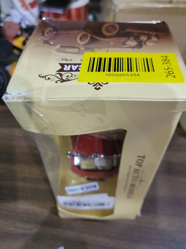 Photo 1 of 1:28 Scale Pullback Diecast Metal Antique Classic Model Cars Collectible Toy Gifts (Red,Length 6.5in/16.8cm)