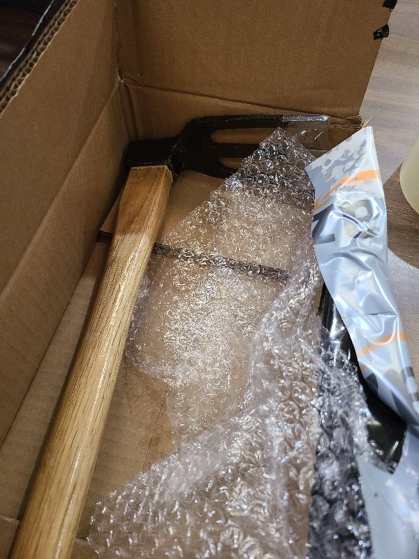 Photo 1 of 14 inch Japanese Hand Tiller/Rake for Garden, 3-tines Cultivator, Without Welding, Oak Handle, for Digging, Soil Preparation, Chopping Through Roots and Hard Soil and Other Gardening tasks