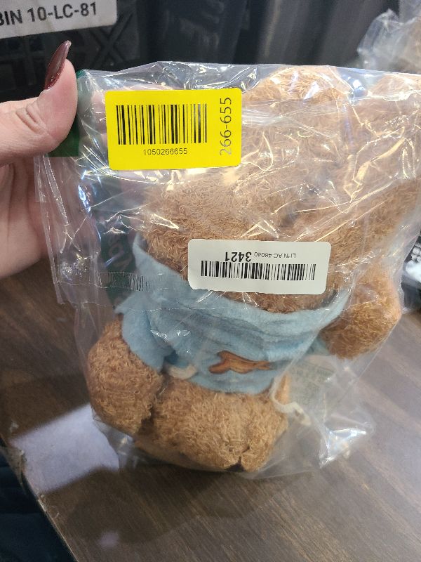 View 2 of 11.8 inches Teddy Bear Stuffed Animals Soft Plush Cute Teddy Bear Doll for Boys Girls (Blue)