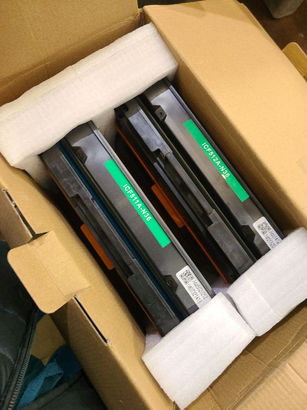 Photo 1 of 204A Toner Cartridge (with Chip) Replacement for HP 204A Toner Cartridges Color Pro MFP M180nw M180n M181fw M154a M154nw Printer | CF510A CF511A CF512A CF513A