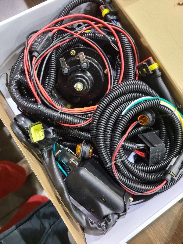 Photo 1 of Universal UTV Turn Signal Kit with Column Turn Switch and 12V Horn with Button, Amber LED Blinker Kit Wide Compatible with Polaris, Pioneer, Talon, Can-Am, Kawasaki, Arctic Cat