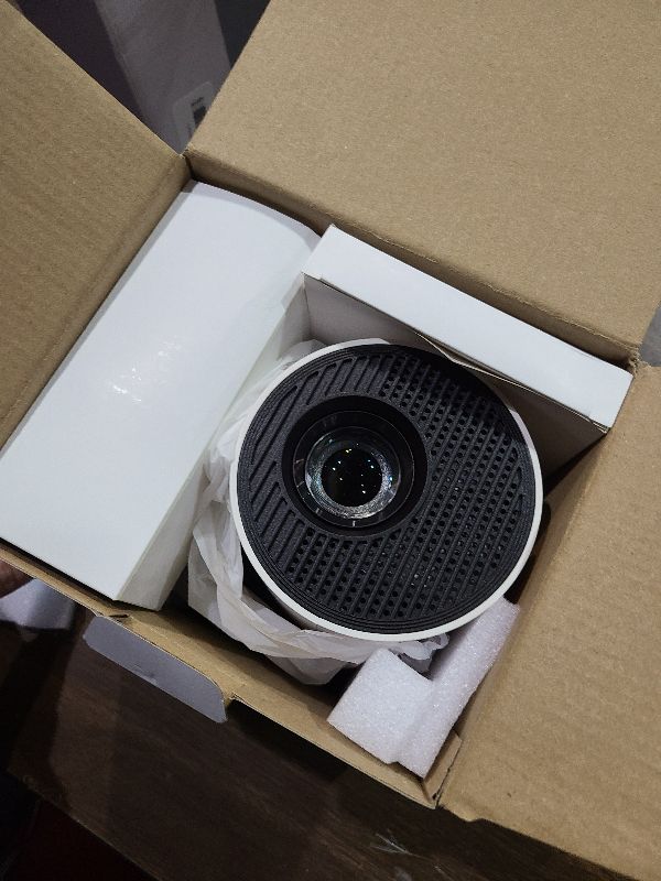 Photo 1 of [Electric Focus]Mini Portable Projector with 4K Support, Bluetooth 5.4 WIFI6, 5watt Sound Base Speaker, 260 ANSI, Android 11, 210° Rotation , Auto Keystone Correction Video Projector HY300 PLUS