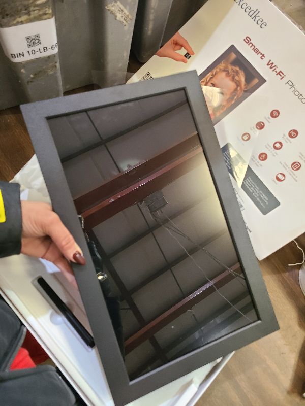 Photo 1 of 15.6 Inch WiFi Digital Picture Frame IPS Touch Screen HD Disply,Video Clips and Slide Show,Auto-Rotate, Wall Mountable,Send Photos Instantly from Anywhere with via Frameo APP (15.6 INCH)