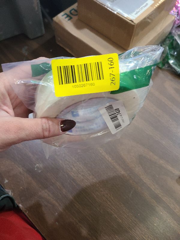 Photo 1 of 110 Yards White Freezer Tape 2 Rolls, Writable Surface Removable Refrigerator Tape, Freezer Paper for Meat, Low Temperature Resistance Easy to Tear, Ideal for Food Containers Food Labels