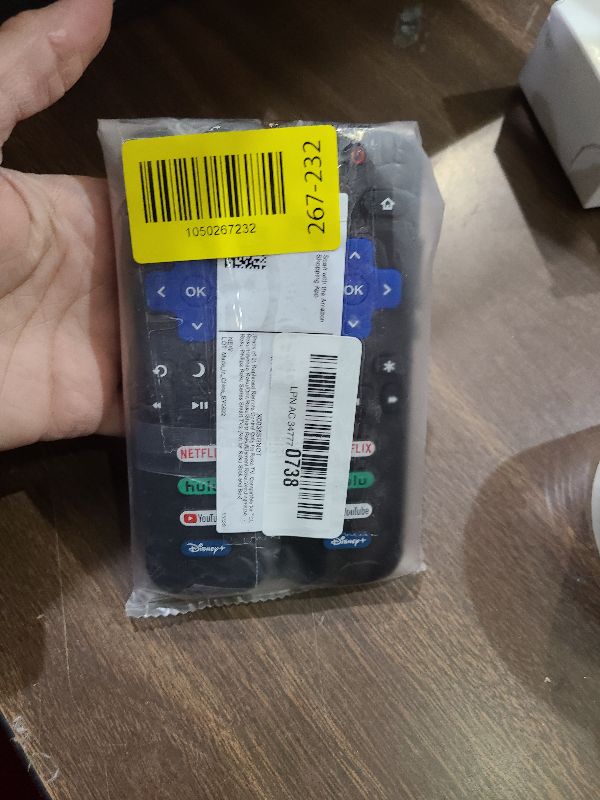 Photo 1 of (Pack of 2) Replacement Remote Control Only for Roku TV, Compatible for TCL Roku/Hisense Roku/Onn Roku/Sharp Roku/Element Roku/Westinghouse Roku/Philips Roku Smart TVs (Not for Roku Stick and Box)