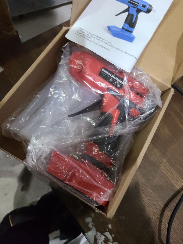 Photo 1 of 100w Cordless Hot Melt Glue Gun Compatible with Milwaukee M18 18V Battery, High Temp Electric Power Glue Gun with 20pcs 11x150mm Glue Sticks for Arts Crafts DIY Decor School Home Repair (No Battery)