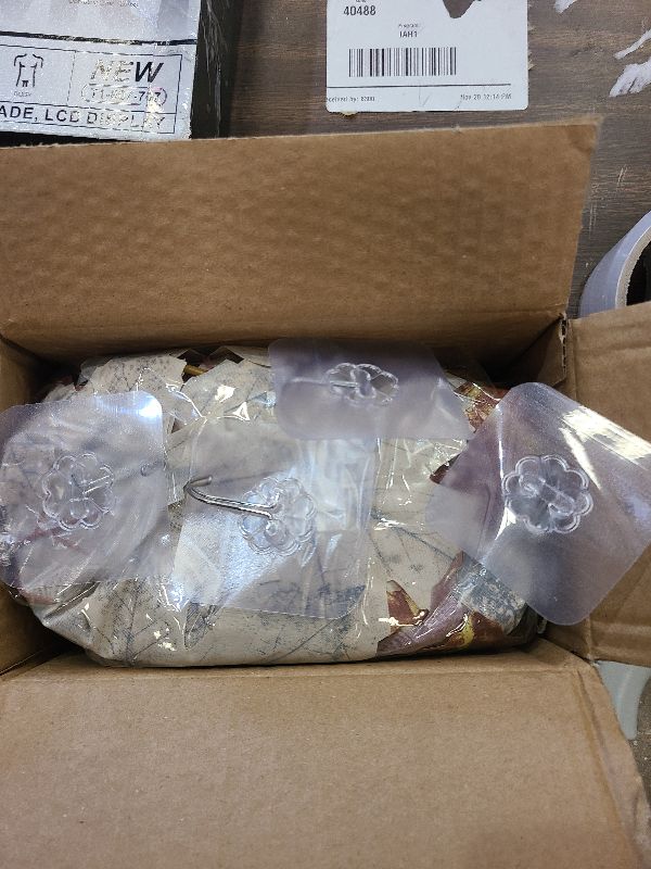 Photo 1 of 2 Pack Fall Maples Leaves Garland Fall Thanksgiving Decorations for Home Total 11.8Ft Fall Leaves Garland Hanging Artificial Autumn Foliage Garlands for Home Wedding Mantle Fireplace Party Christmas